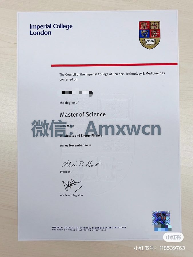 帝国理工学院毕业证案例实拍