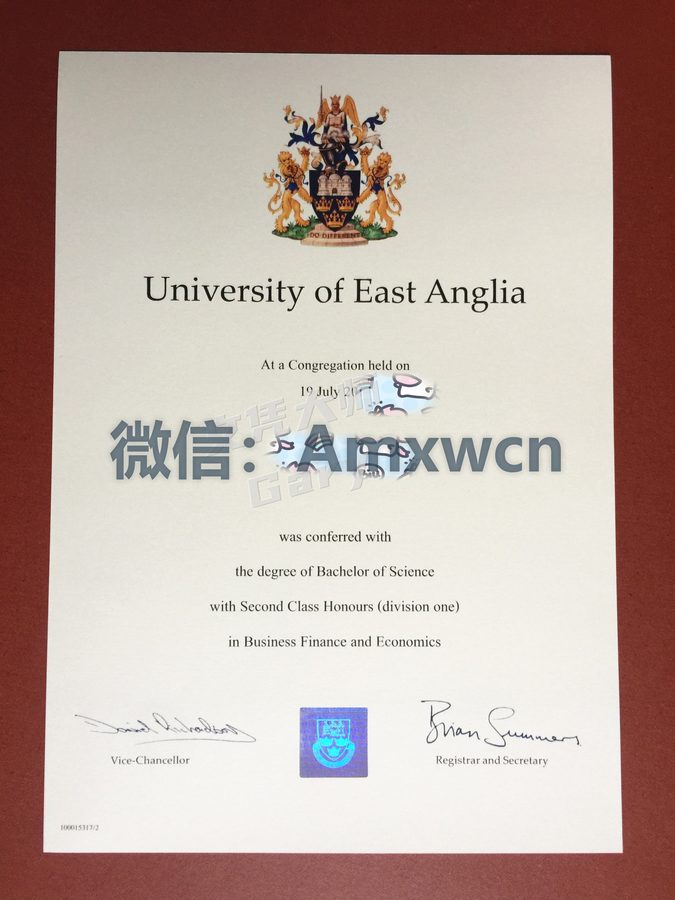 东英吉利大学毕业证案例实拍