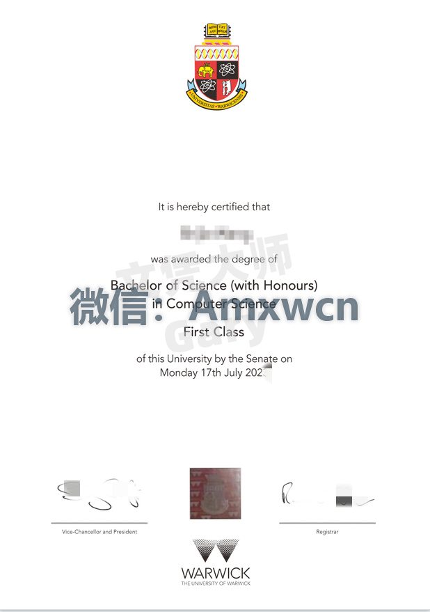 华威大学毕业证案例实拍