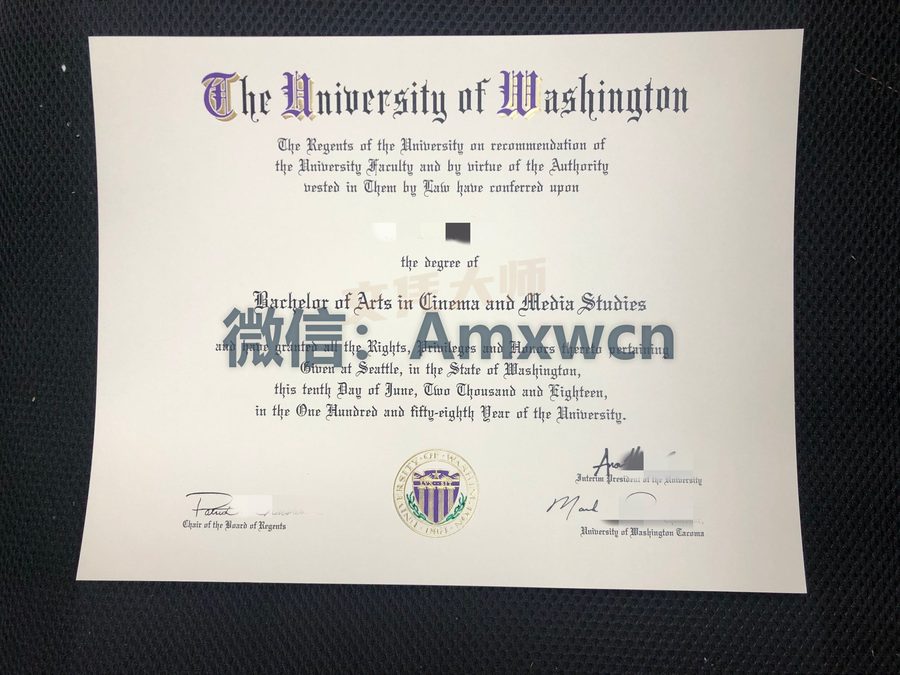 华盛顿大学毕业证案例实拍
